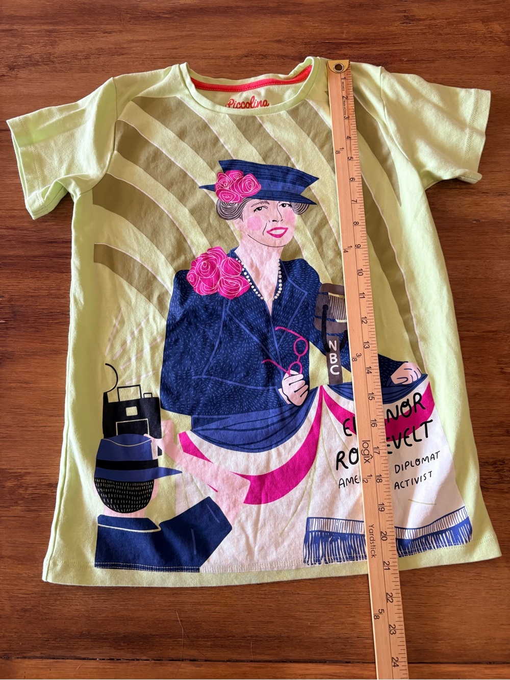 Piccolina Eleanor Roosevelt Graphic Tee - Female heroes back to school 🏫 - Picture 6 of 7